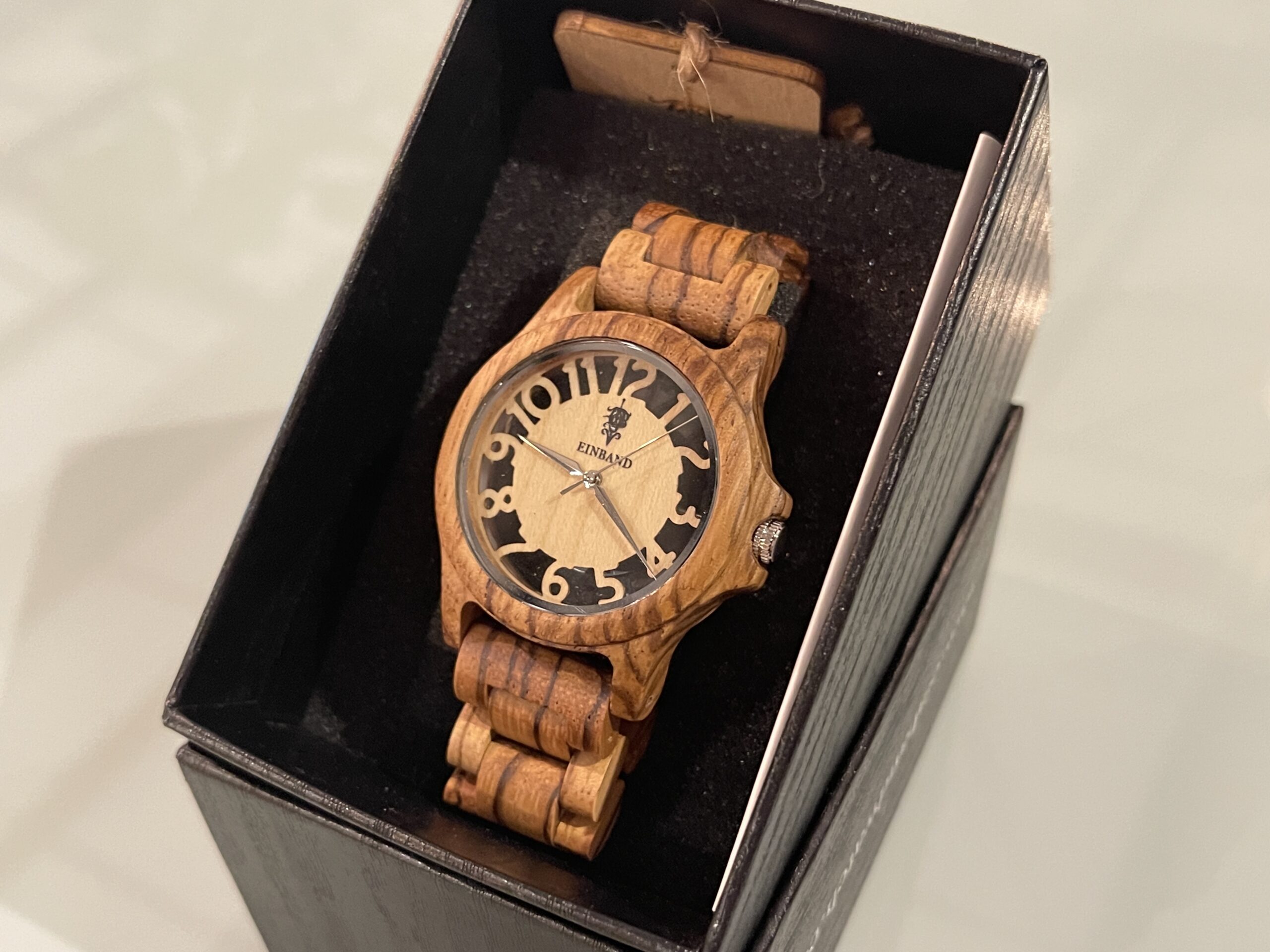 EINBAND Freiheit 木製腕時計