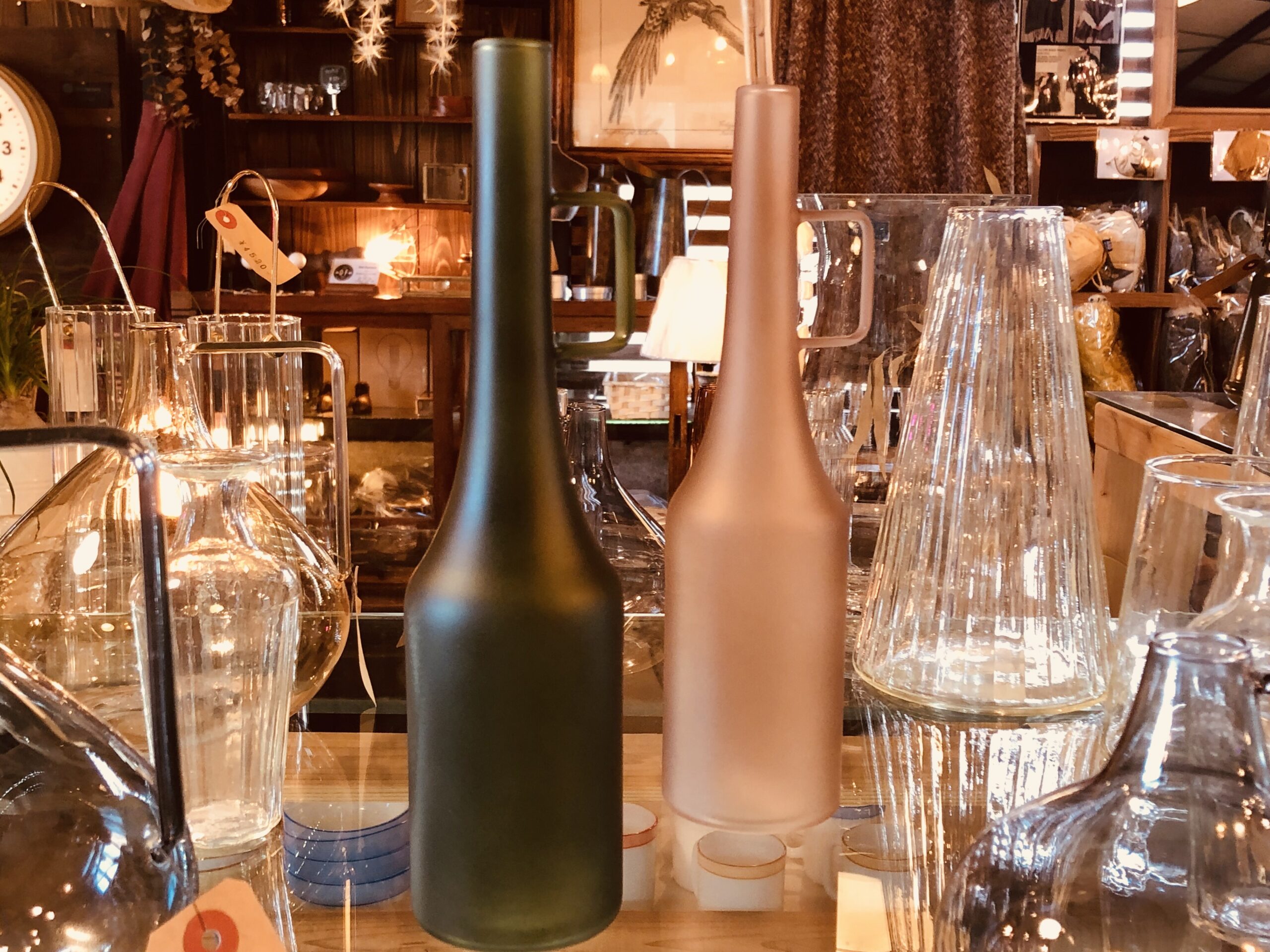 ガラスフラワーベース