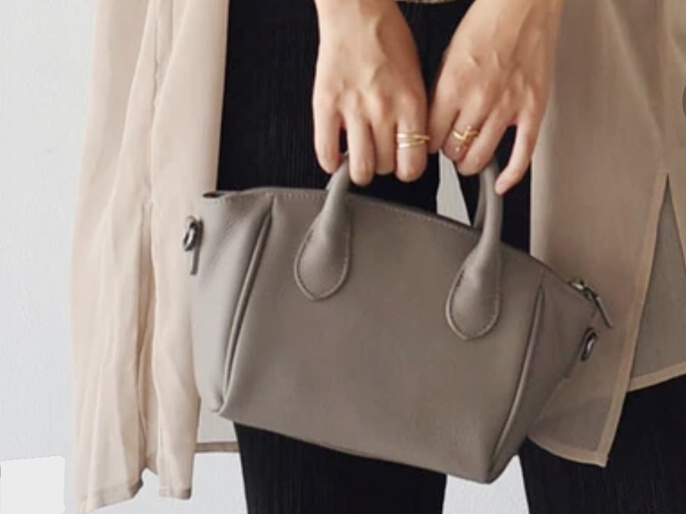 本牛革(トップレザー)ミニショルダー ハンドバッグ