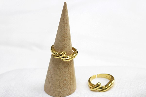 ユニークシンプルオープンリング