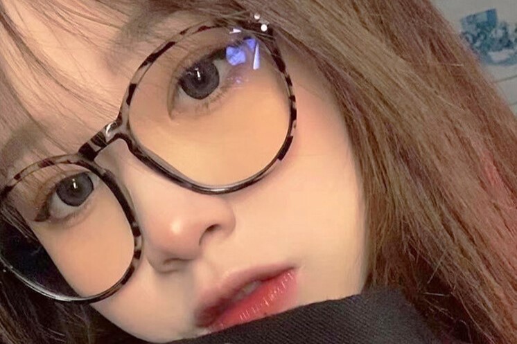 レトロ　大きめレンズ　ボストン サングラス