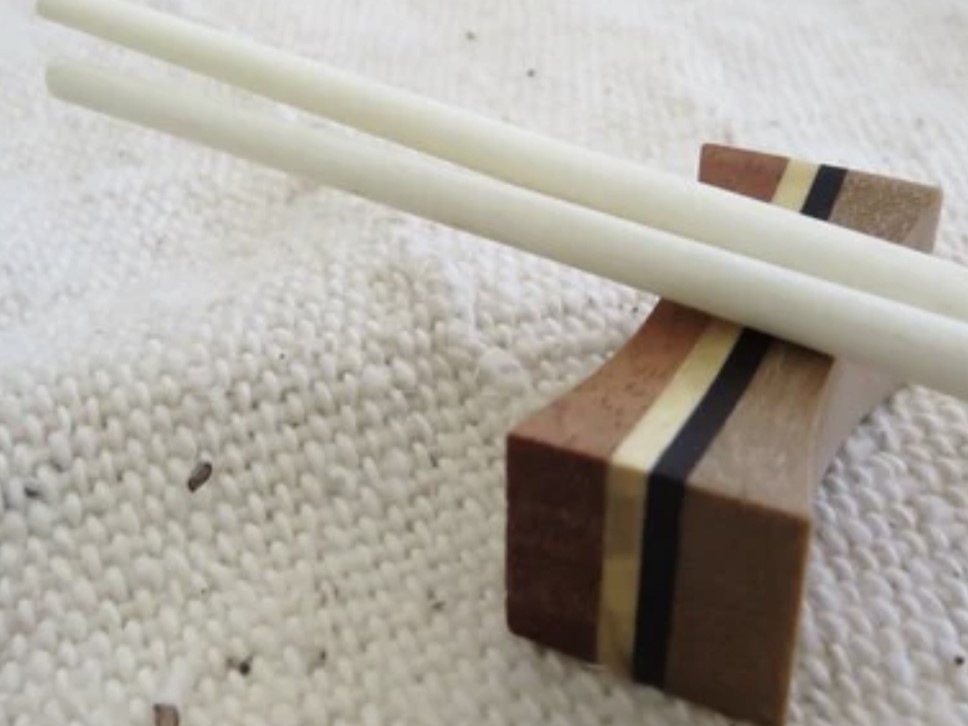 寄木細工箸置き