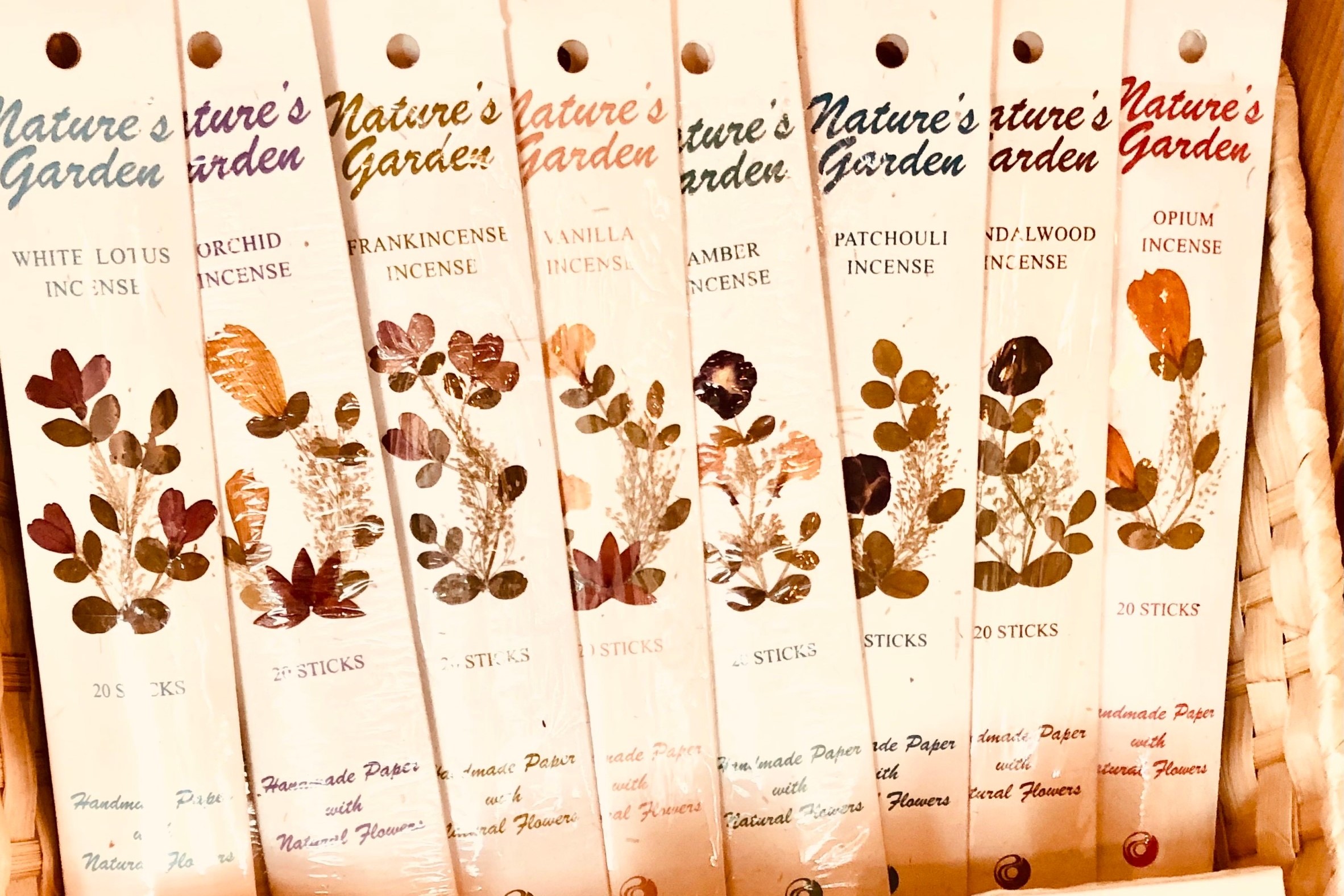 【AUROSHIKHA】ナチュラルガーデン香　スティックタイプ