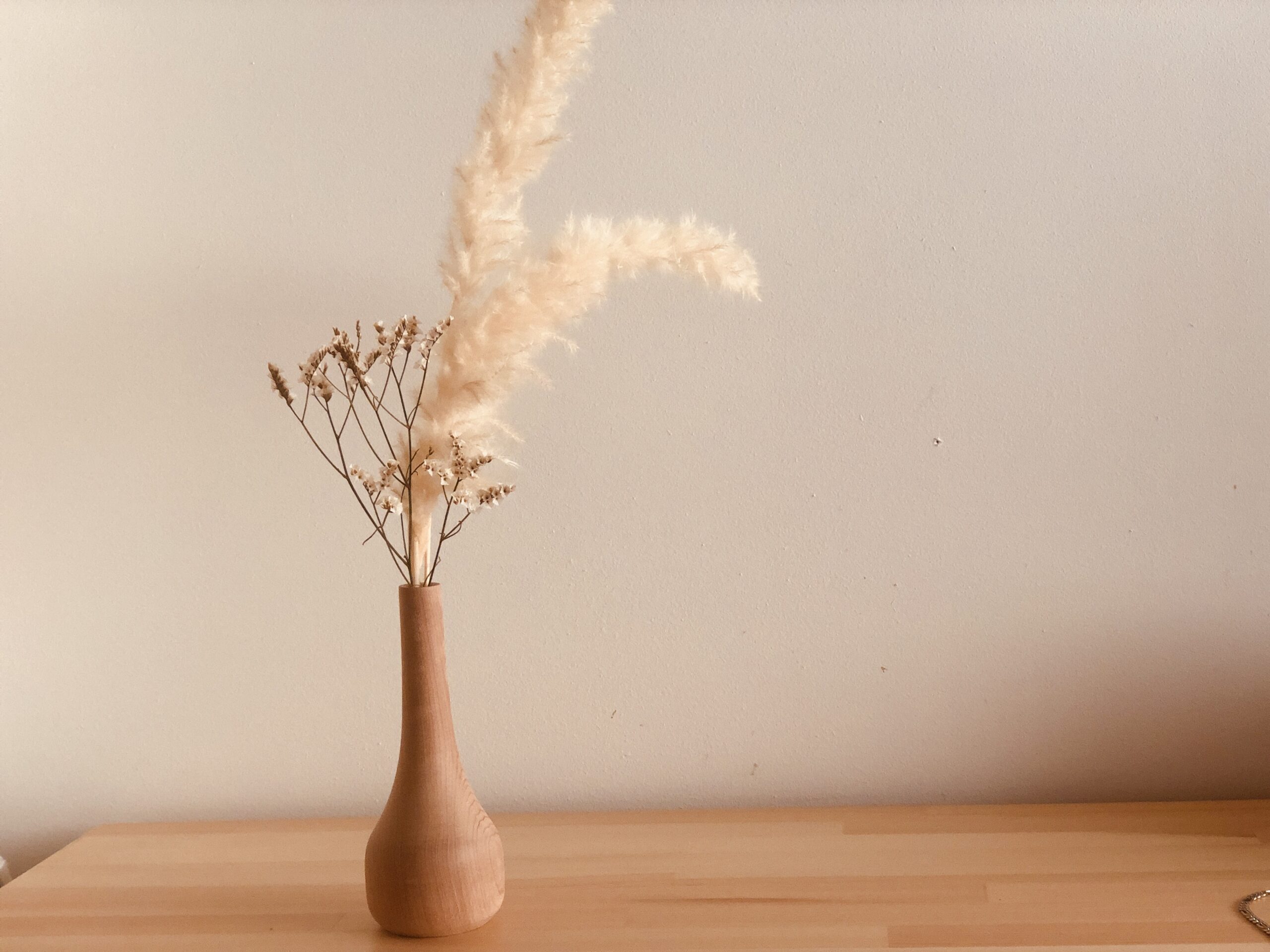 ウッドフフラワーベース