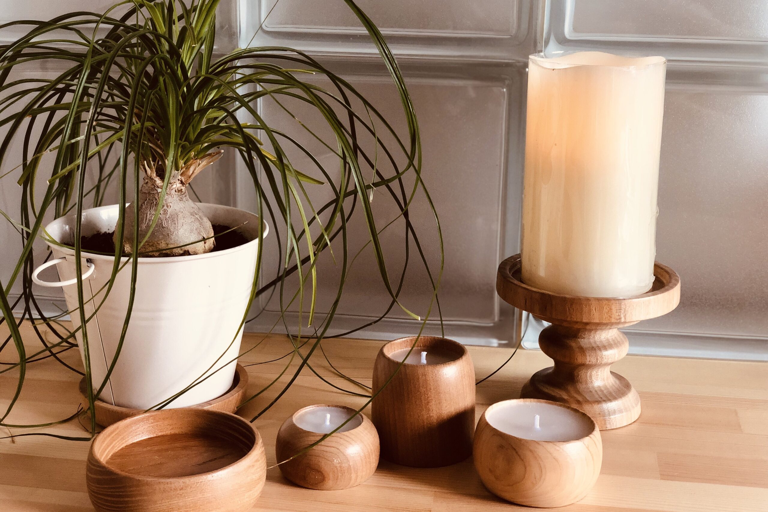 ウッドキャンドルスタンド