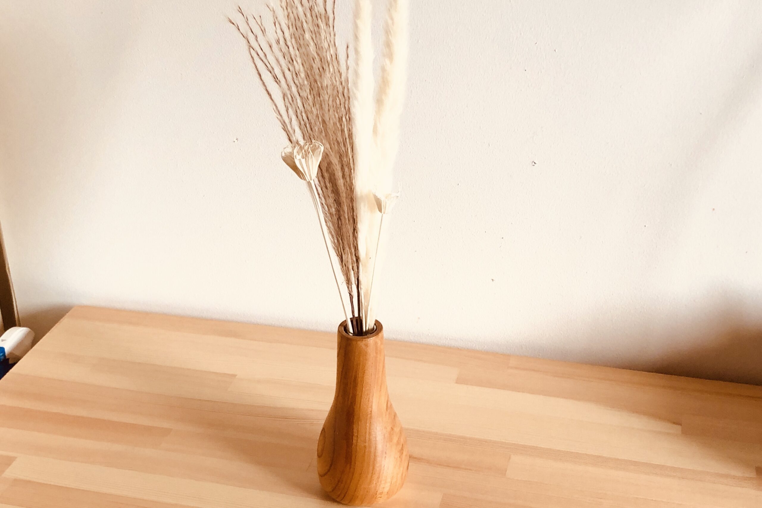 ウッドフラワーベース