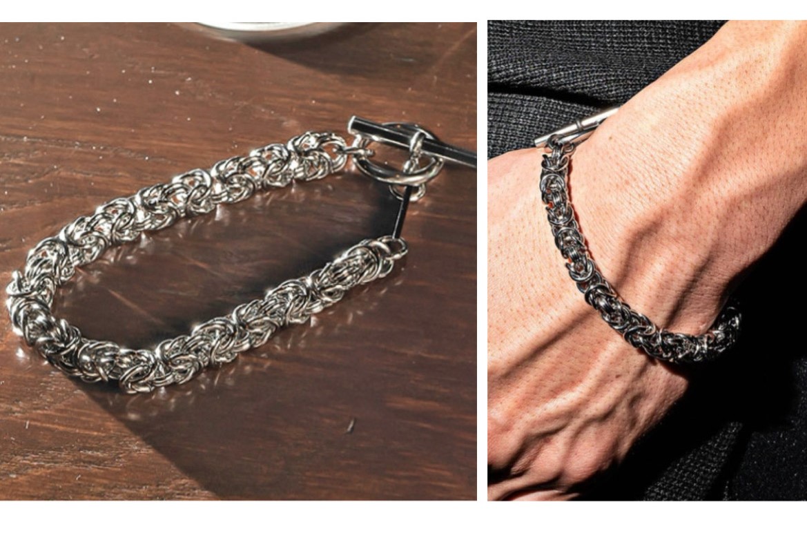 スクリューチェーンブレスレット