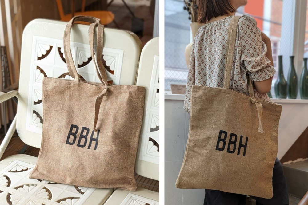 コットンジュート　トートバッグ
