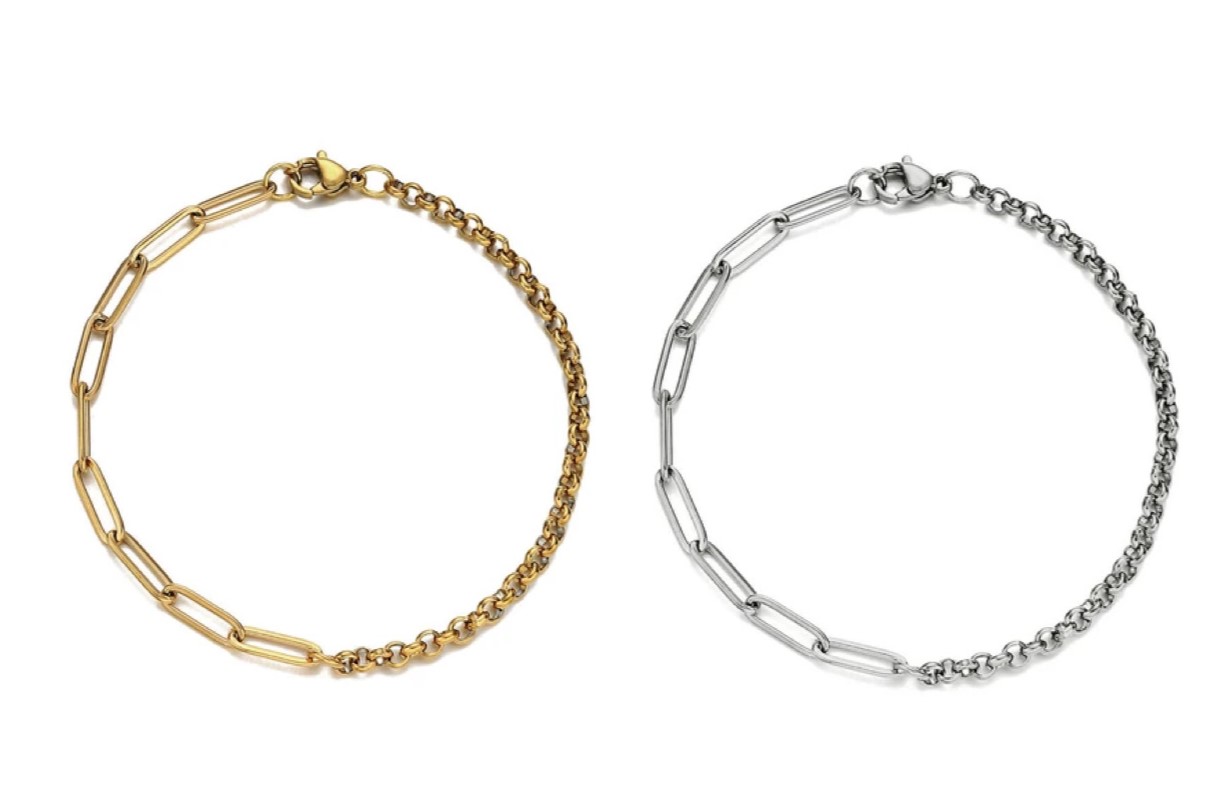 ステンレスチェーンブレスレット