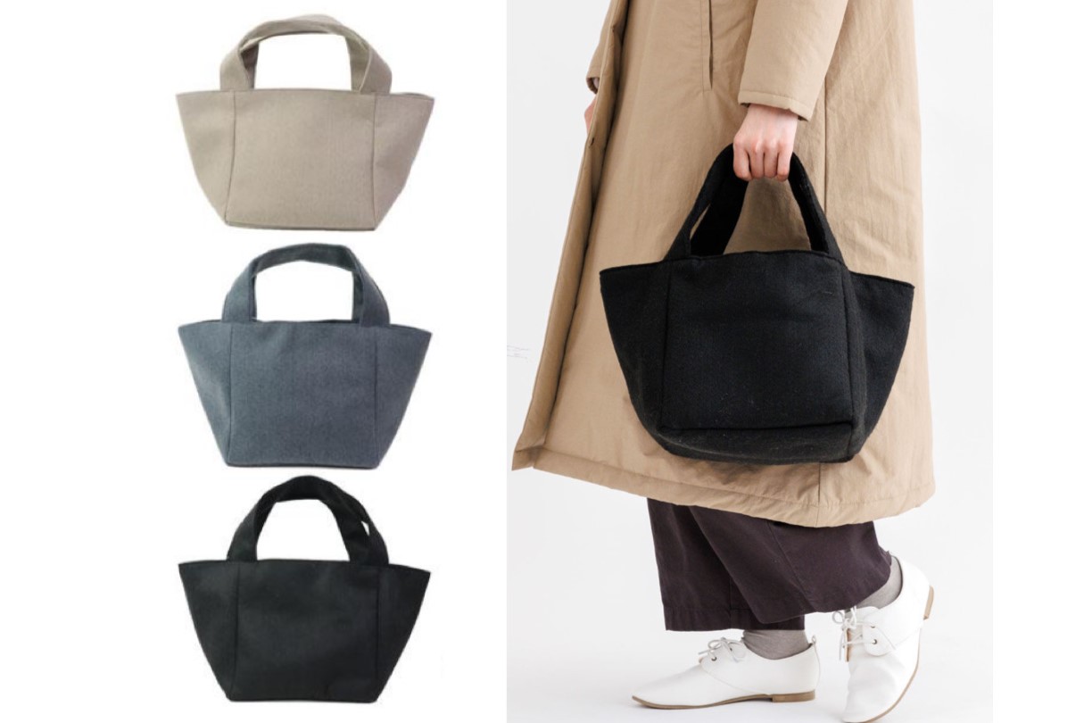 フェルト風スクエア2wayバッグ