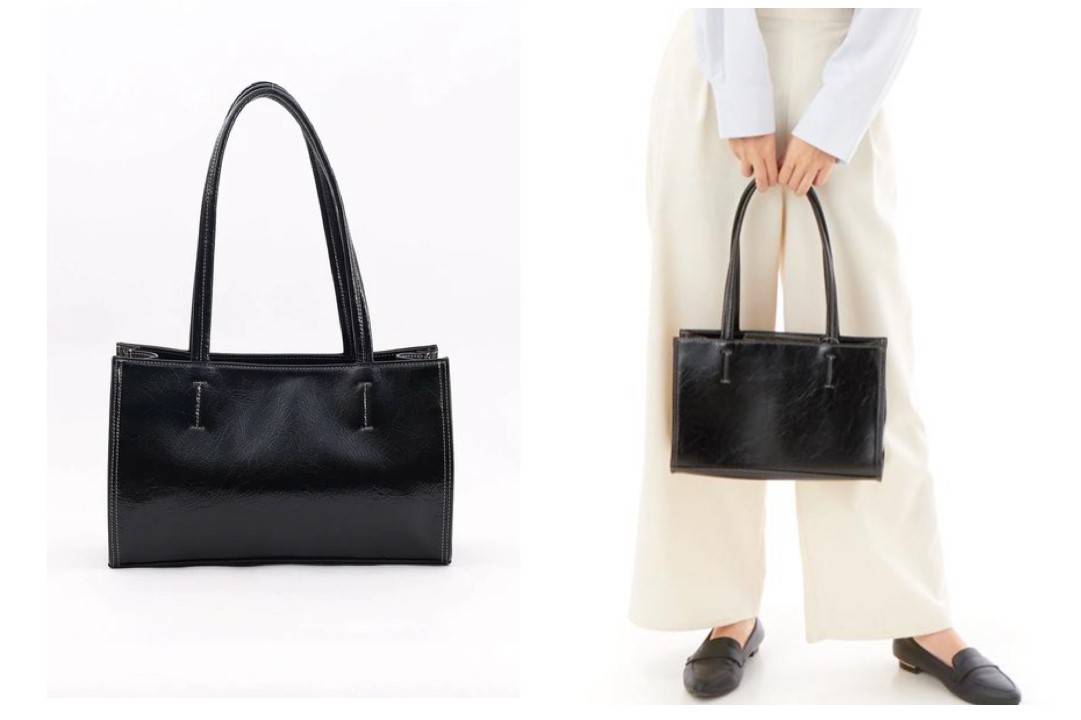 ワイドスクエアトートバッグ