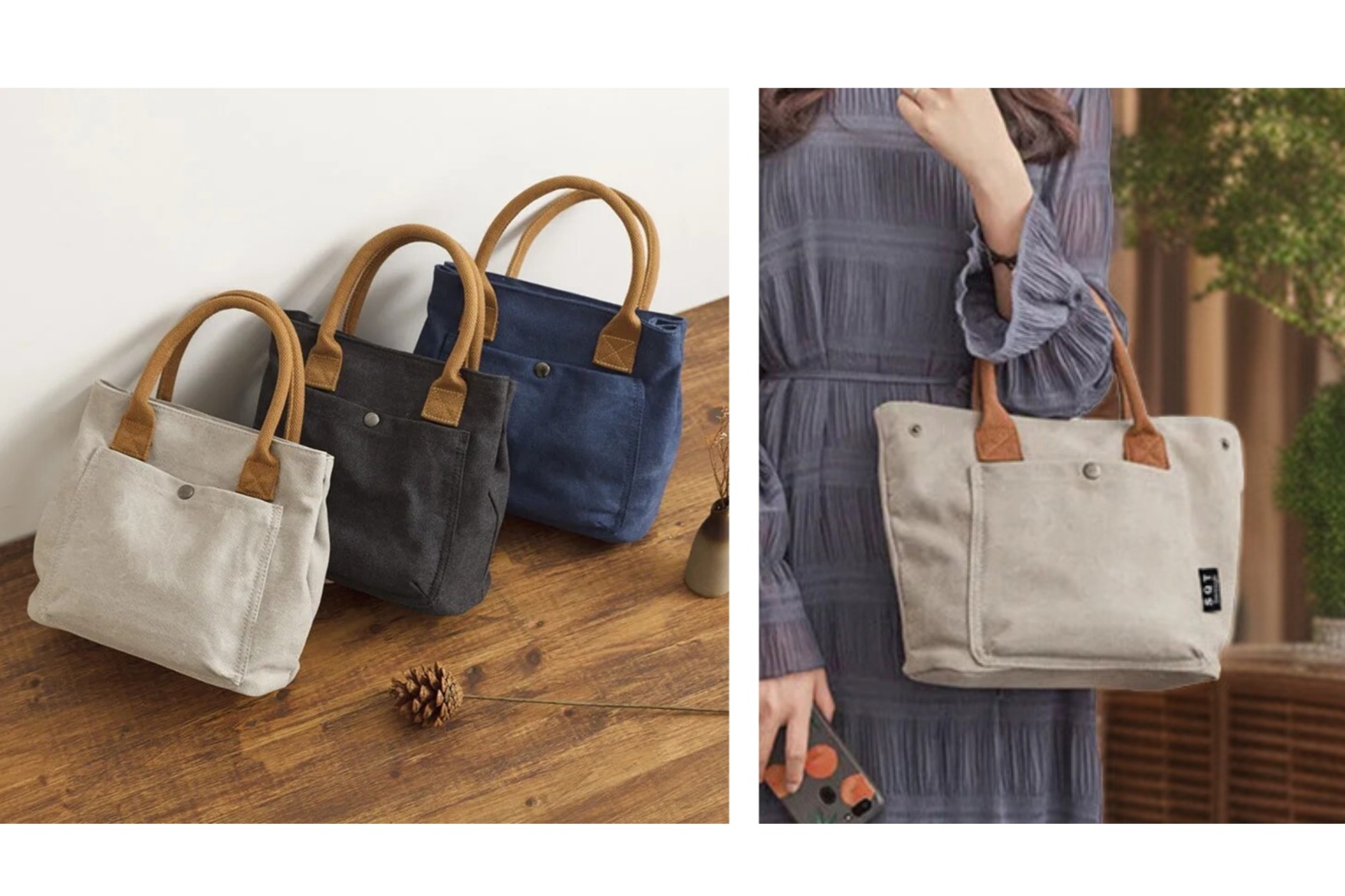 帆布トートバッグ