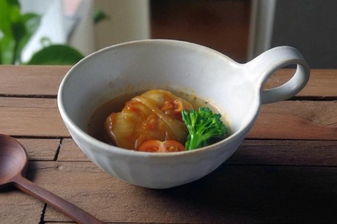 益子焼　スープカップ