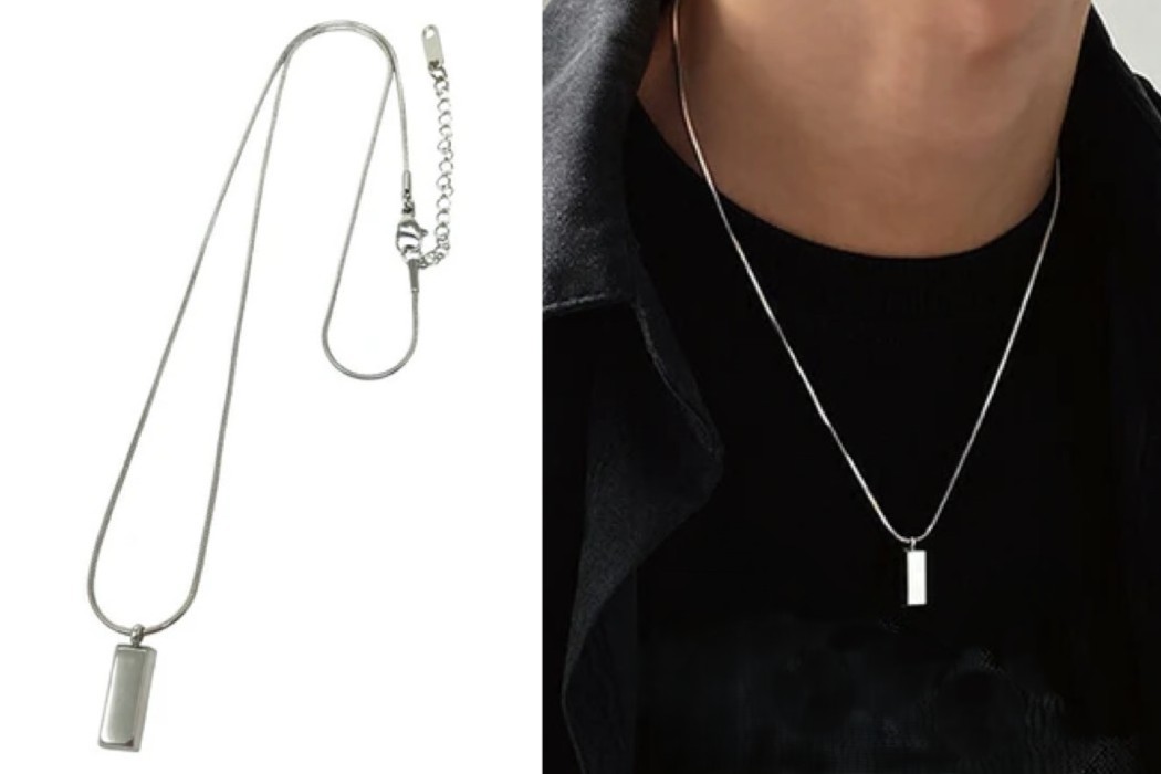 ステンレスデザインネックレス