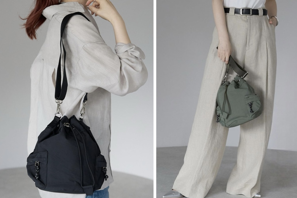 巾着ミニショルダーバッグ