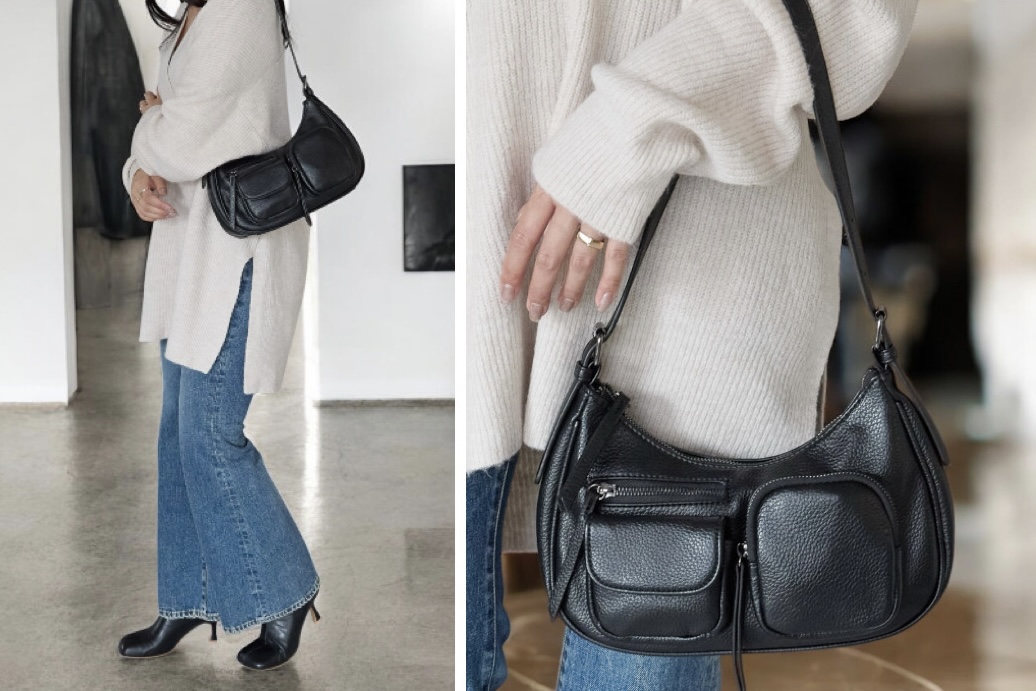 アウトポケットショルダーバッグ