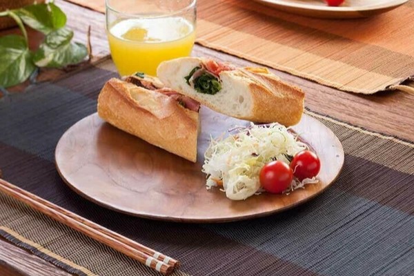 チークラウンドトレー 25cm