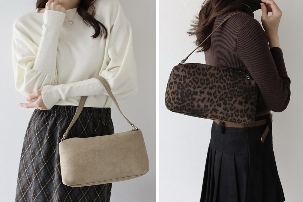 スウェードスクエアバッグ