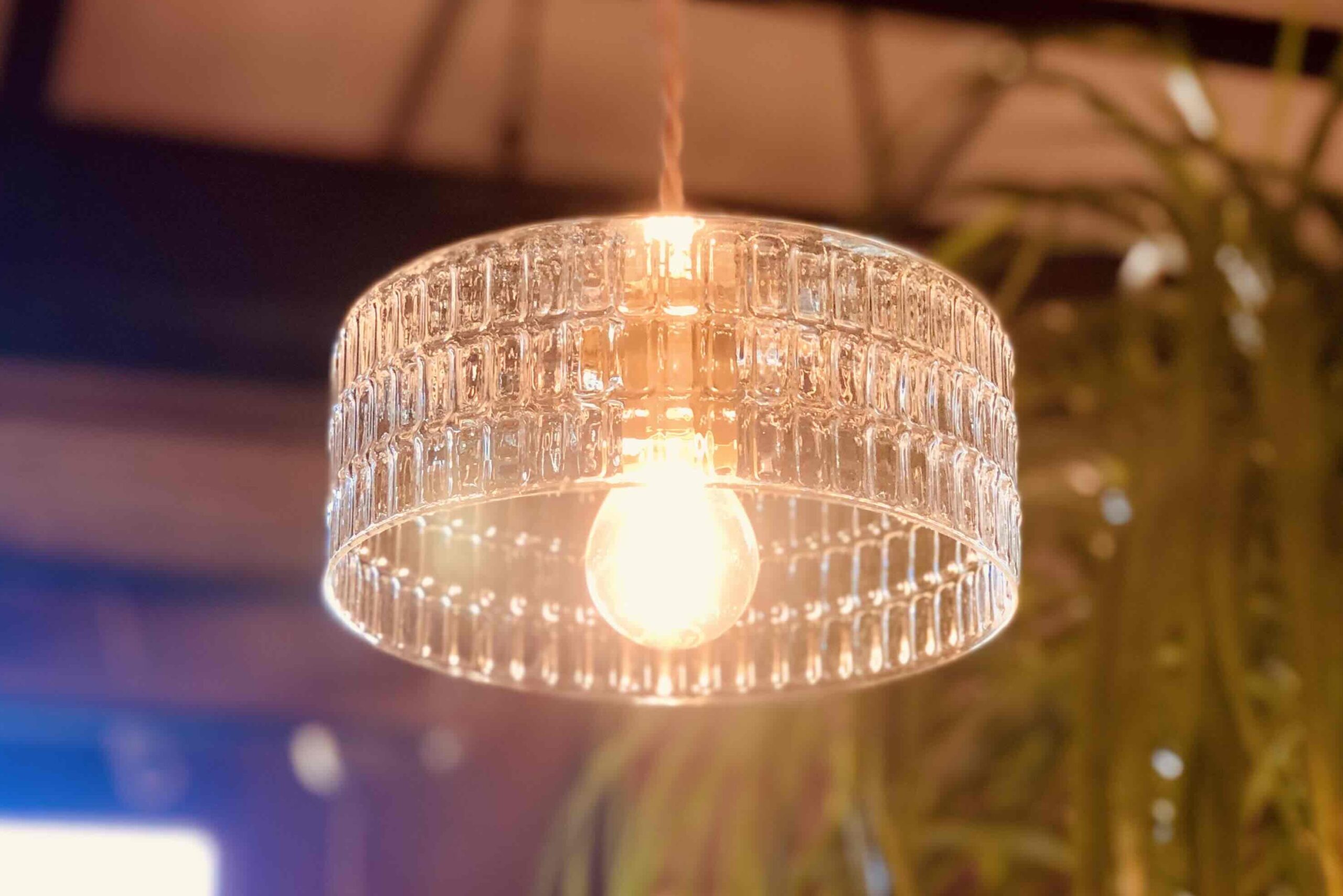 ガラスシェード ストライプ