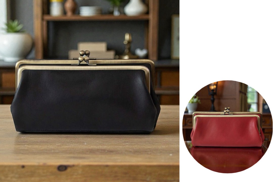 ロングがま口ウォレット